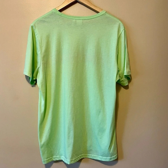 CINCH| Lime Green Women’s Rodeo Western Logo Stripe T-Shirt Sz XL - Picture 4 of 7